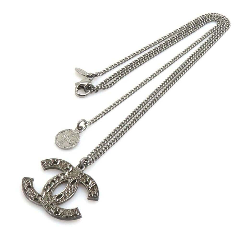 CHANEL Authentic Logo Necklace - Picture 10 of 11